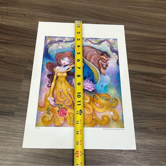 Jeremiah Ketner Disney Beauty And The Beast Gentle Companion Print Missing Frame - Picture 16 of 16